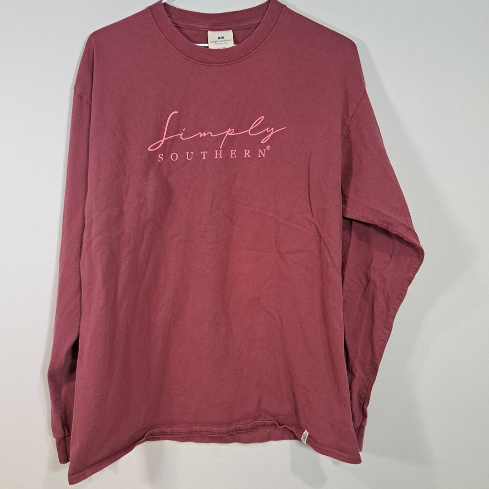 Simply Southern "Let Your Light Shine" Long Sleeve T-Shirt Large - Picture 2 of 5